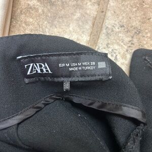 Zara Black High Waisted Pants